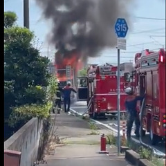 【火事】静岡県浜松市…