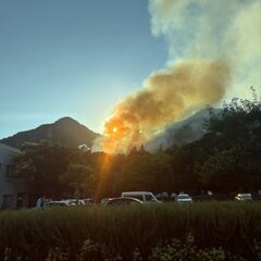 【山火事】山口県山口…