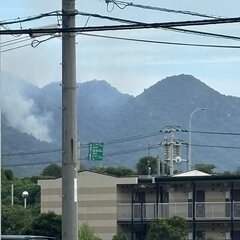 【また山火事】山口市…