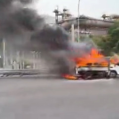 【火事】京葉道路 船…