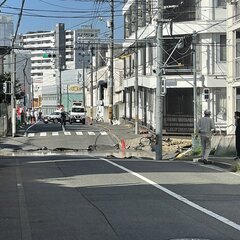 【道路陥没】広島県広…