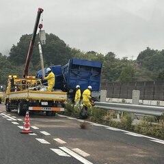 尾道バイパスで事故！…