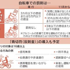 道路交通法改正 なが…