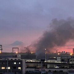 【火事】大阪府藤井寺…