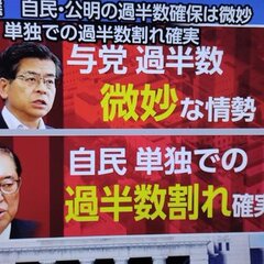 【開票速報】自民党 …