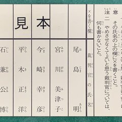 最高裁判官の国民審査…