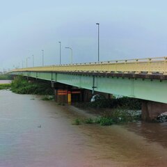 【大雨】島根県 斐伊…