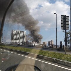 【火事】熊本駅の近く…