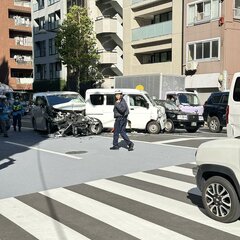 【事故】清洲橋通り …