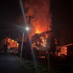 【火事】秋田県北秋田…