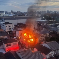 【火事】愛知県名古屋…