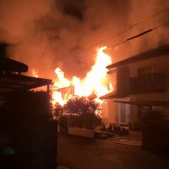 【火事】岡山県井原市…