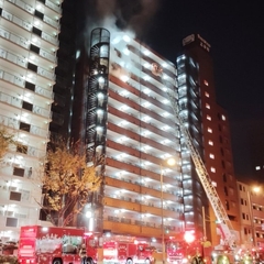 【火事】大阪市天王寺…