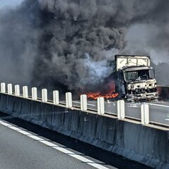 【火事】圏央道 桶川…