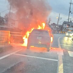 【車両火災】県道36…