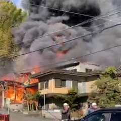 【火事】静岡県静岡市…