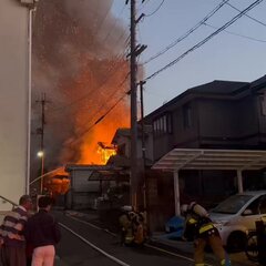 【火事】京都府木津川…