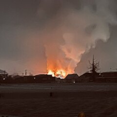 【火事】山形県寒河江…