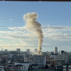 【火事】東船橋駅の近…