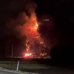 【山火事】岡山県瀬戸…