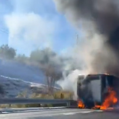 【火事】東北道 村田…