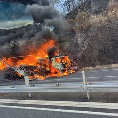 【車両火災】中国道 …