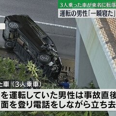 【行方不明】静岡県浜松市中央区初生町 高速道路に車が転落 乗っていた子供2人搬送、保護者の運転手が徒歩で逃走