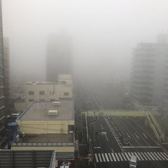 【濃霧】大阪府に濃霧…