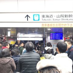 【急停車】東京駅 電…