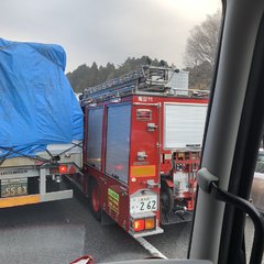 【車両火災】名阪国道…