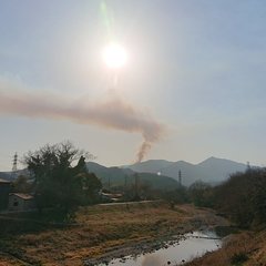 【火事】堂平山で火災…