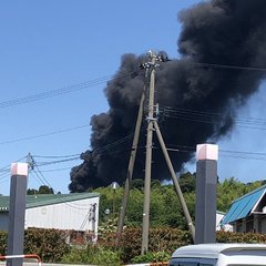 【火事】富山市ファミ…