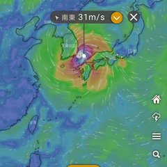 【台風】台風18号の…