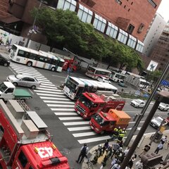 【火事】博多駅中央街…