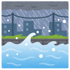 【大雨】夜市川が氾濫…