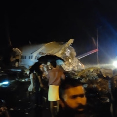 【飛行機墜落】インド…