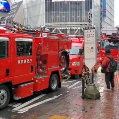 【火事】渋谷駅前で火…