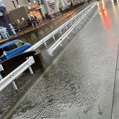 【大雨】南流山駅近く…