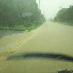 鹿児島 徳之島で大雨…