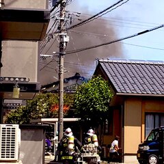 【火事】新潟市東区紫…