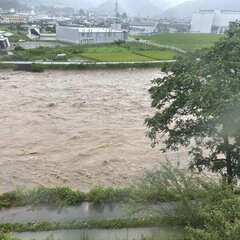 【大雨】長野県 天竜…