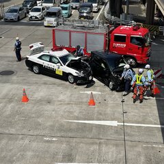 昭和橋通で事故！！パ…