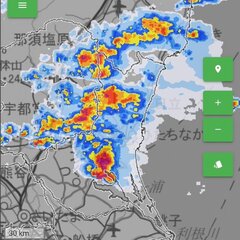 【雷】8月30日 茨…