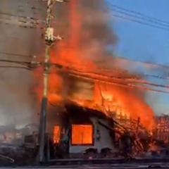 【火事】埼玉県越谷市…