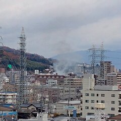 【火事】広島市西区高…