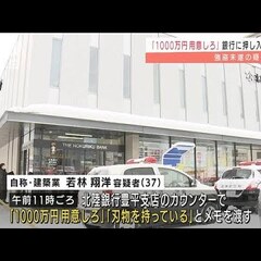 【銀行強盗】北陸銀行…