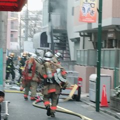 【火事】武蔵関駅前で…