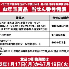 2022年 年賀はが…