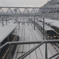 【滋賀北部大雪】米原…