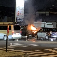 【車両火災】千葉市中…